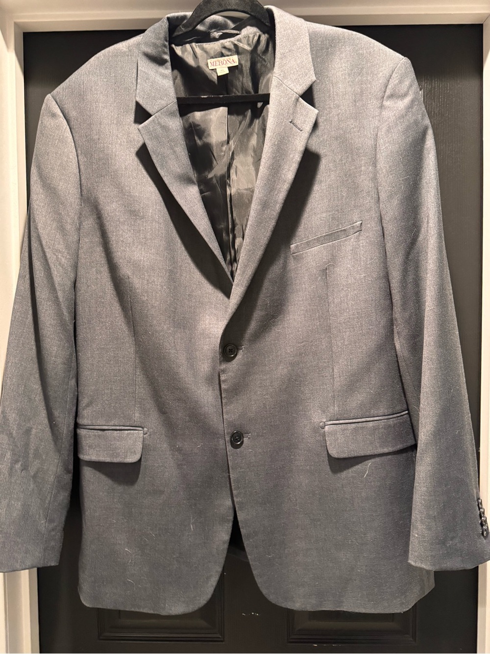 Merona Men's Light Blue Two-Button Blazer